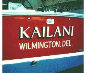 Boat Lettering