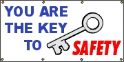 Key to Safety Banner