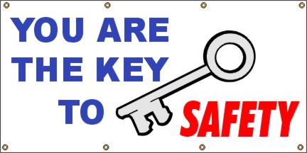 Key To Safety Banner