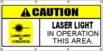 Laser Light Banner