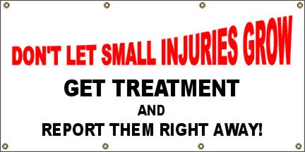 Small Injury Banner